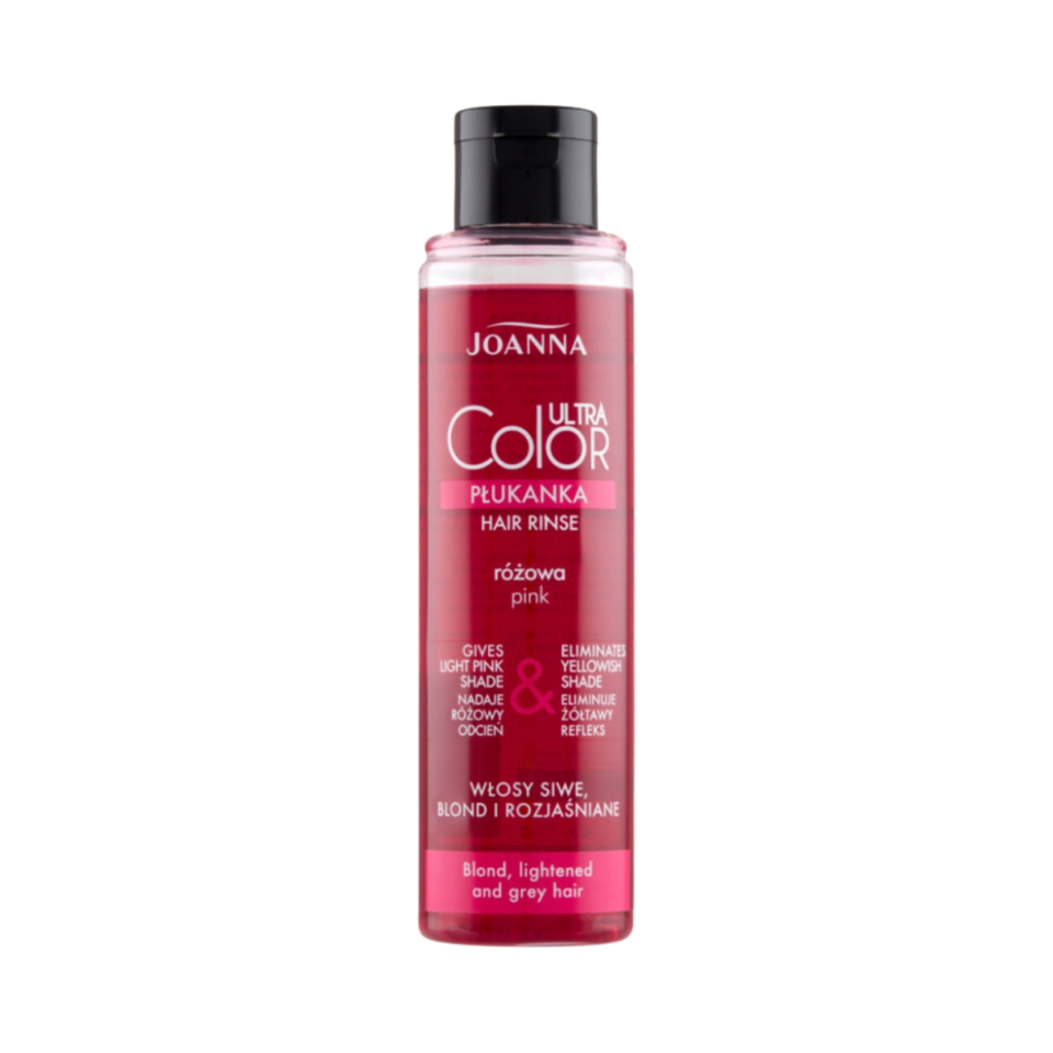 Joanna Ultra Color Hair Rinse płukanka do włosów różowa Fryzjerwnecie