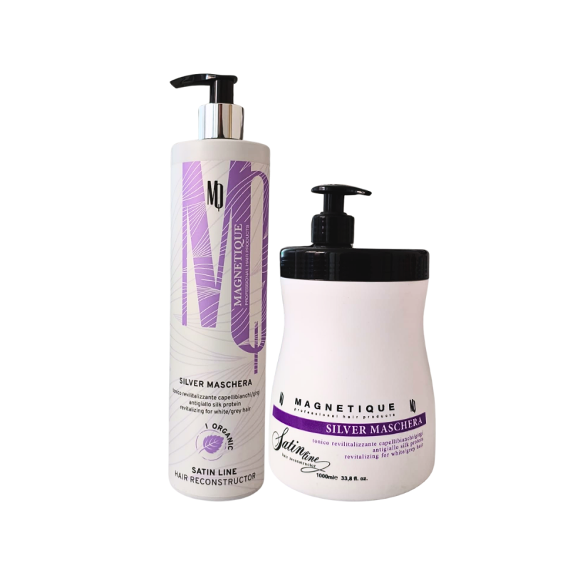 Magnetique Silver Maschera - maska do włosów blond i siwych 500ml / 1000ml