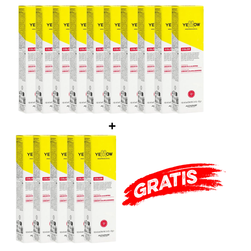 Pakiet Farb Yellow Professional - 10 farb + 5 GRATIS