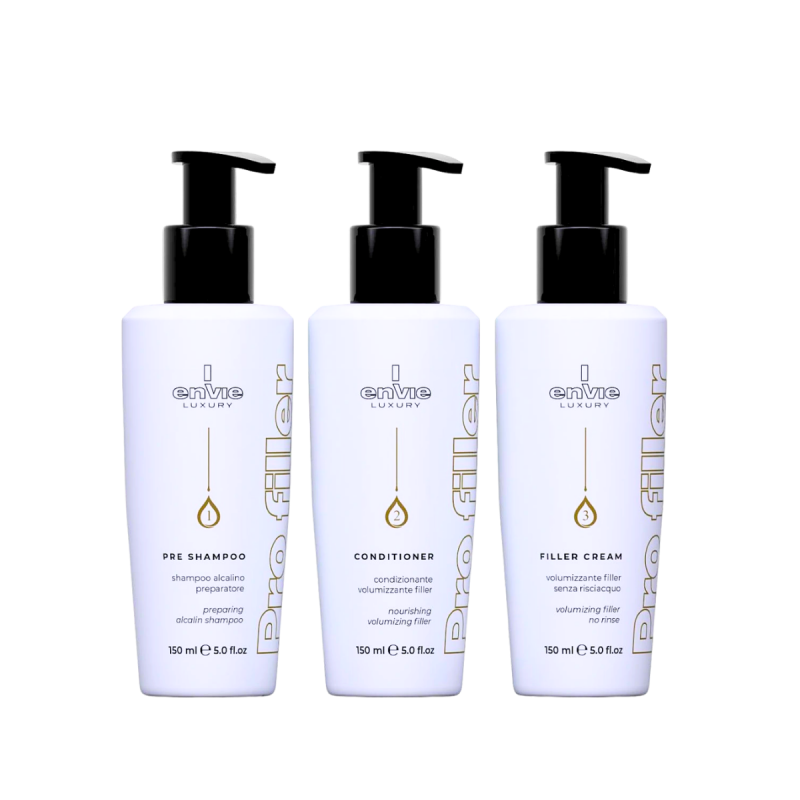 Envie Pro-Filler Reconstructive - profesjonalna kuracja odbudowująca dla włosów cienkich, zniszczonych i matowych
