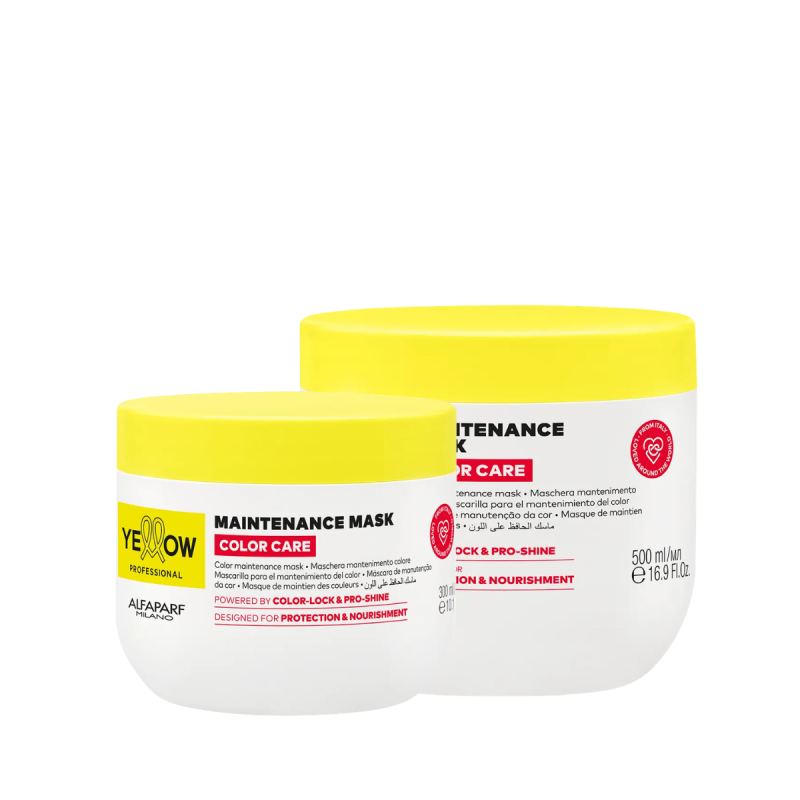 Yellow Color Care Maintenance Mask - maska do włosów farbowanych