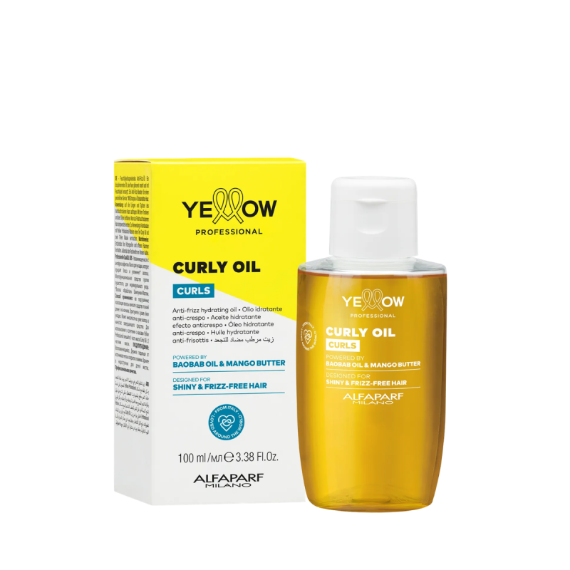 Yellow Curls Curly Oil - olejek do włosów kręconych