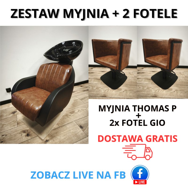Zestaw Myjnia Thomas + 2 Fotele Gio
