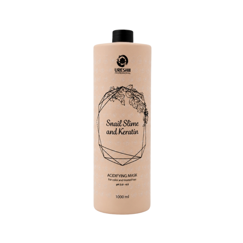 Ureshii Snail Slime and Keratin Shampoo - szampon ochronny do włosów farbowanych ze śluzem ślimaka (Kopia)