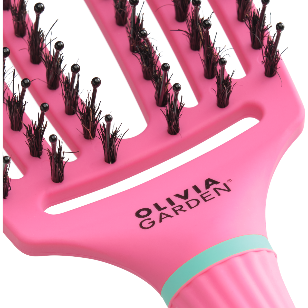 Olivia Garden Fingerbrush Inner Child Lollipop Pink - szczotka do rozczesywania włosów