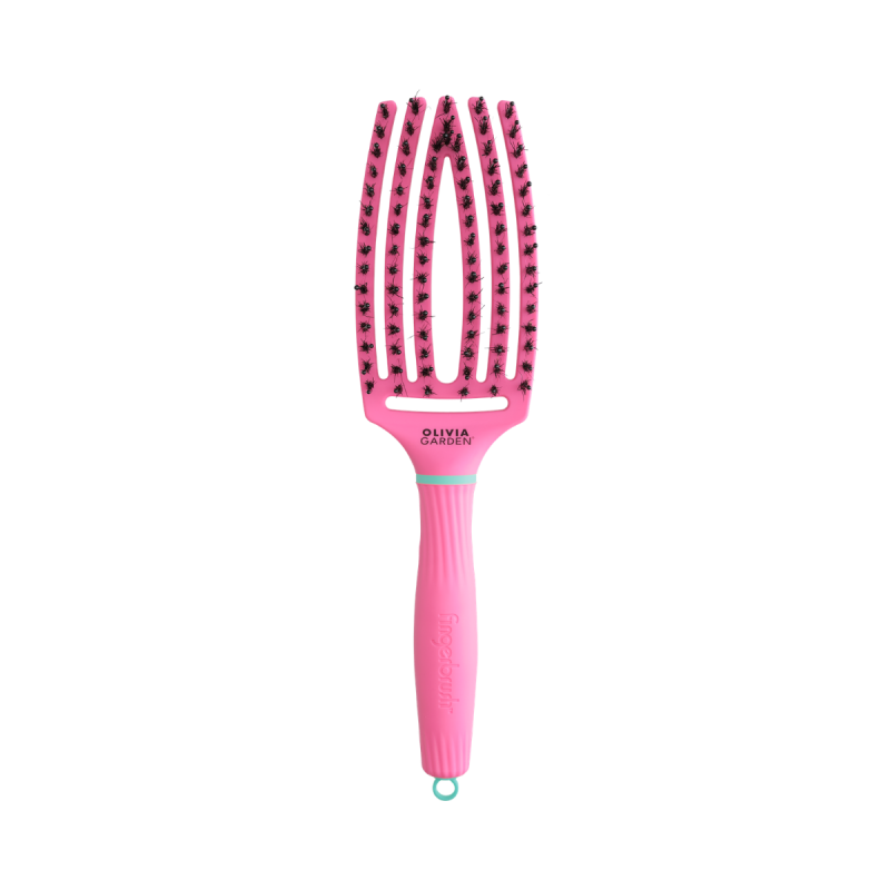 Olivia Garden Fingerbrush Inner Child Lollipop Pink - szczotka do rozczesywania włosów