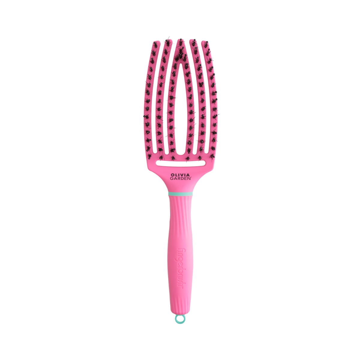 Olivia Garden Fingerbrush Inner Child Lollipop Pink - szczotka do rozczesywania włosów