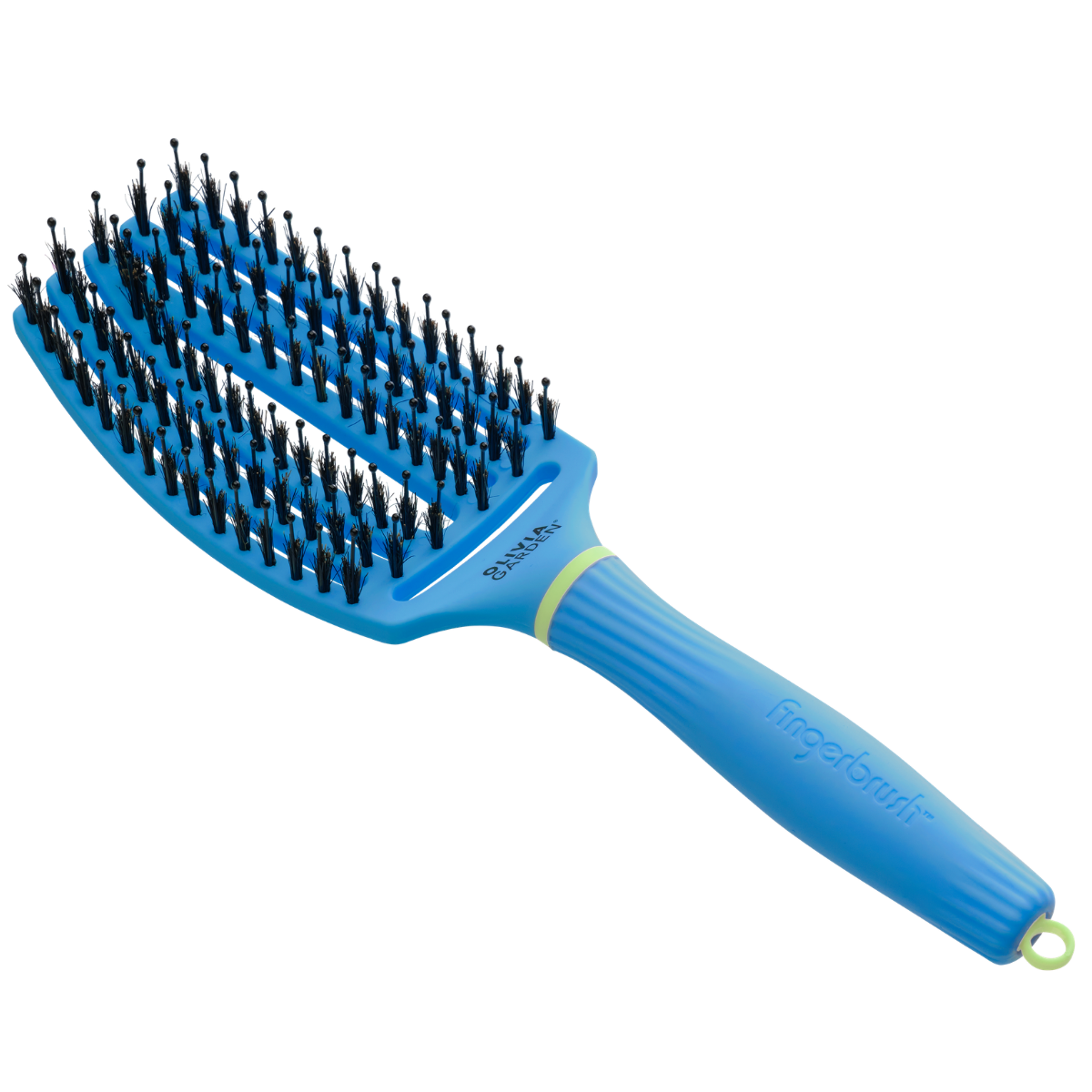 Olivia Garden Fingerbrush Inner Child Turbo Blue - szczotka do rozczesywania włosów