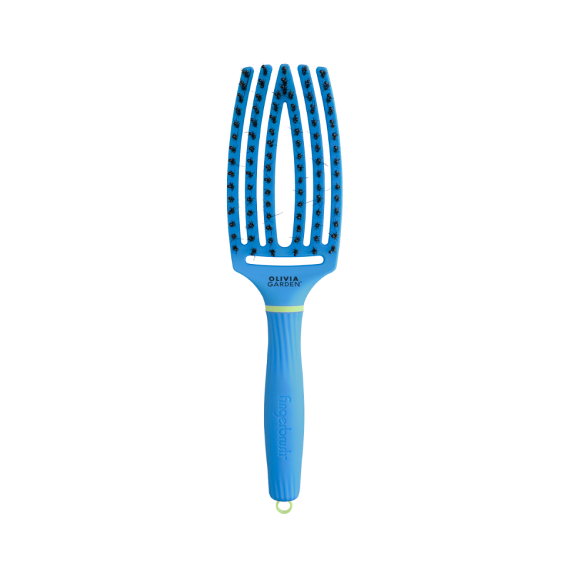 Olivia Garden Fingerbrush Inner Child Turbo Blue - szczotka do rozczesywania włosów