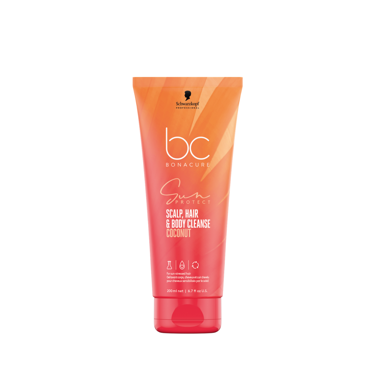 Schwarzkopf Bonacure Sun Protect Shampoo Scalp, Body and Hair - szampon oczyszczający skórę głowy, włosy i ciało