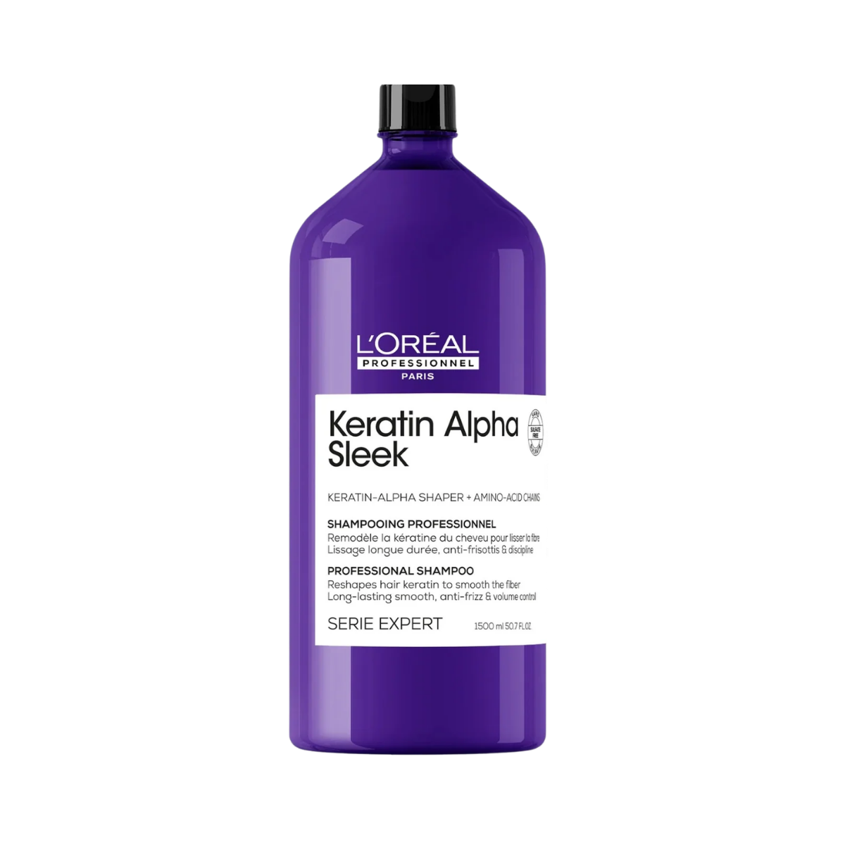 Loreal Professionnel Keratin Alpha Sleek Shampoo - szampon wygładzający do włosów