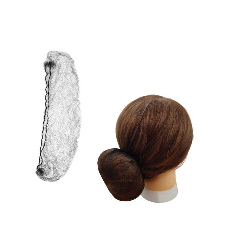 Siatka Mgiełka do koka Czarna Kiss for Hair 5 sztuk