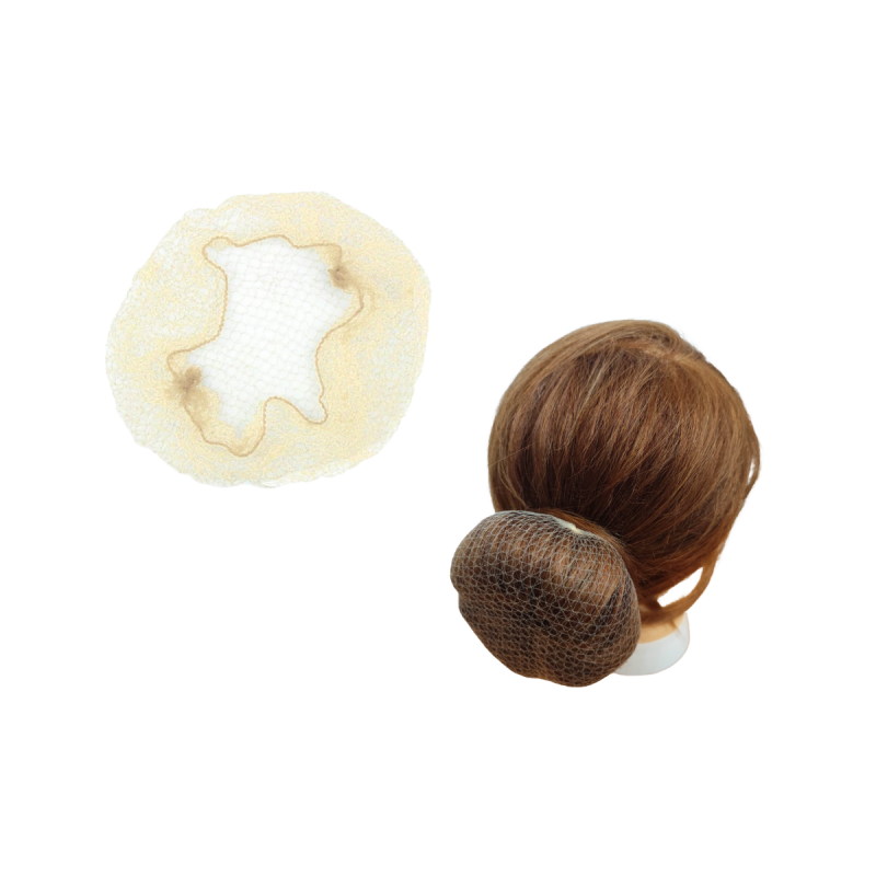 Siatka Mgiełka do koka Jasny Blond Kiss for Hair 5 sztuk
