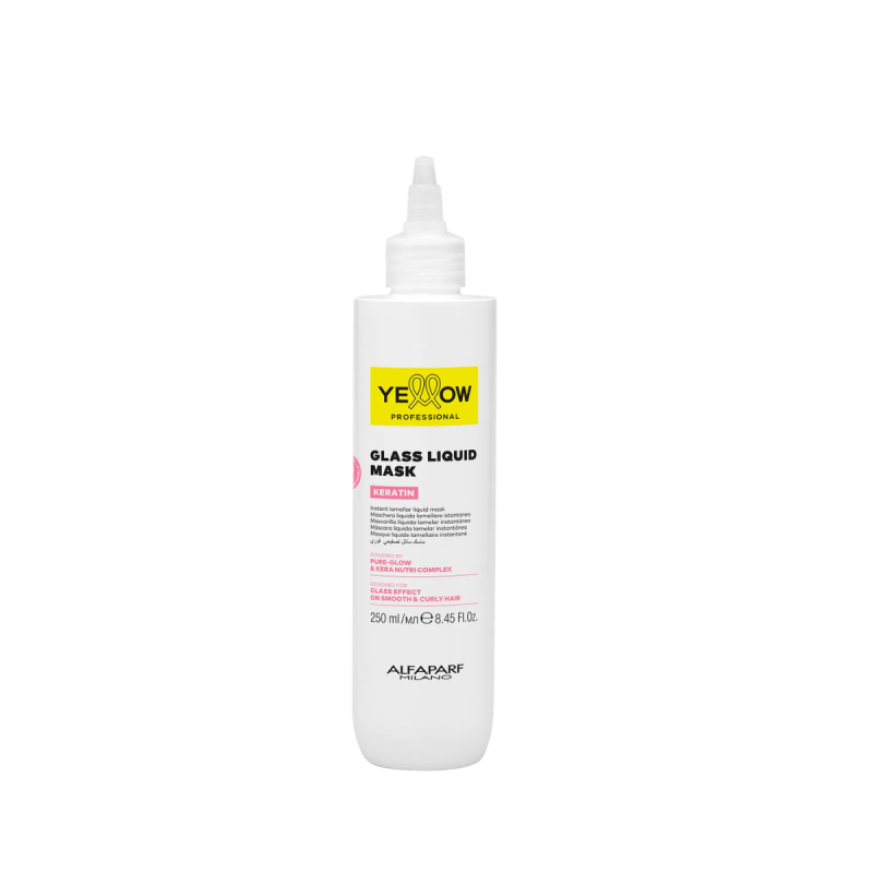 Yellow Keratin Glass Liquid Mask - maska wygładzająca do włosów w płynie