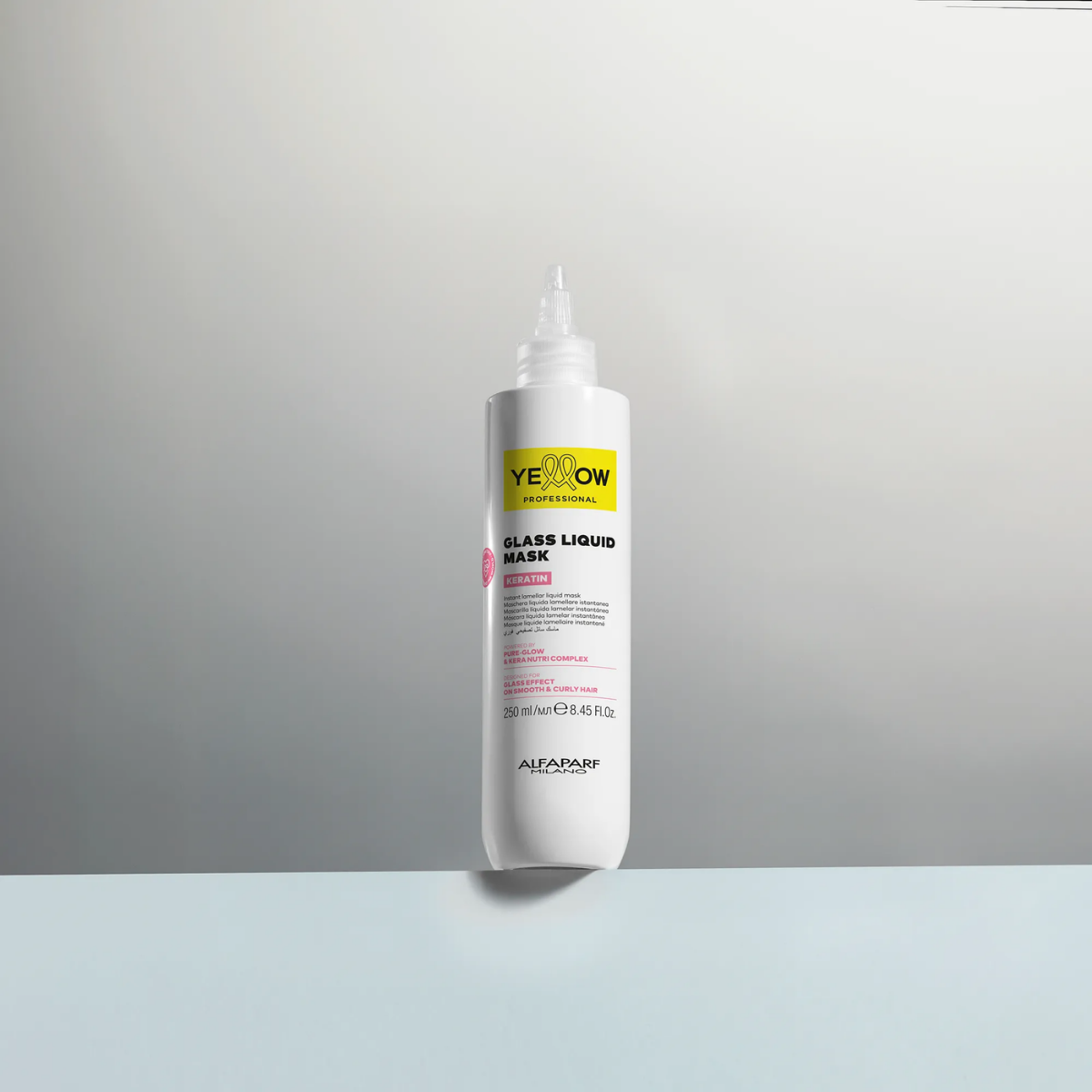 Yellow Keratin Glass Liquid Mask - maska wygładzająca do włosów w płynie