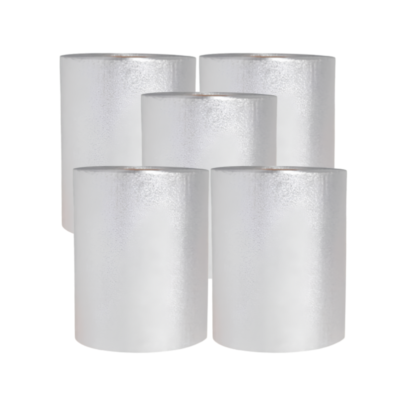 Folia fryzjerska aluminiowa ryflowana w rolce 100 m x 12 cm - zestaw 5 szt. (3 + 2 GRATIS)