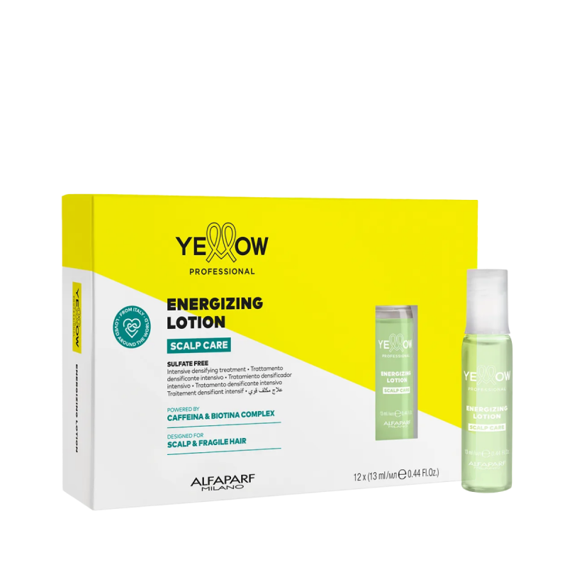 Yellow Scalp Care Energizing Lotion - intensywna kuracja wzmacniająca w ampułkach 12 x 13 ml