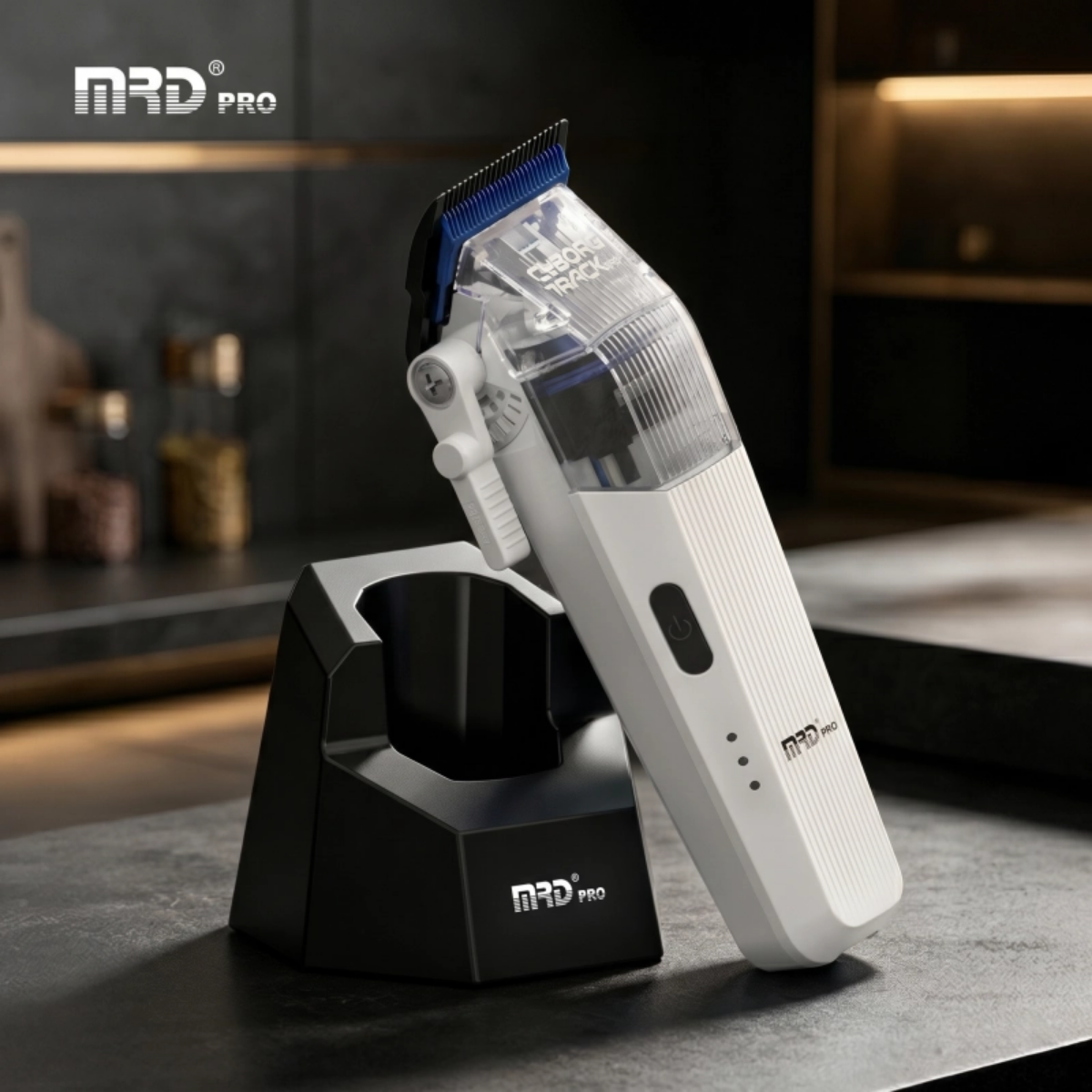 MRD PRO Cyborg HC-666 White - profesjonalna maszynka do strzyżenia