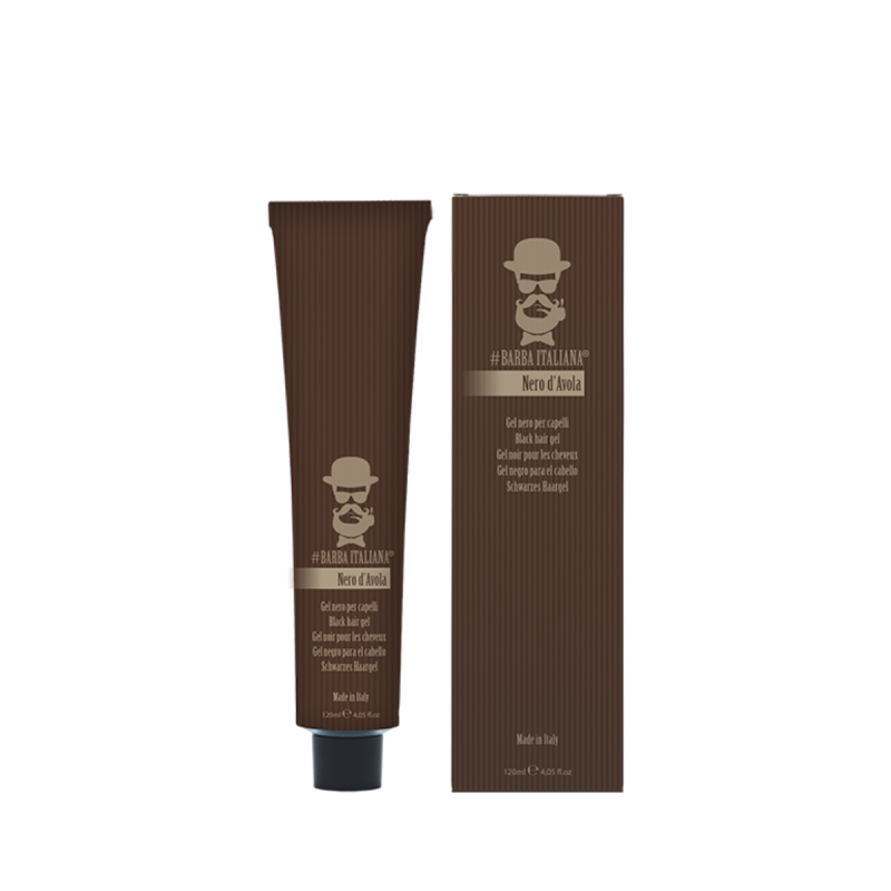 Barba Italiana Nero d'Avola - żel do włosów siwych 120 ml