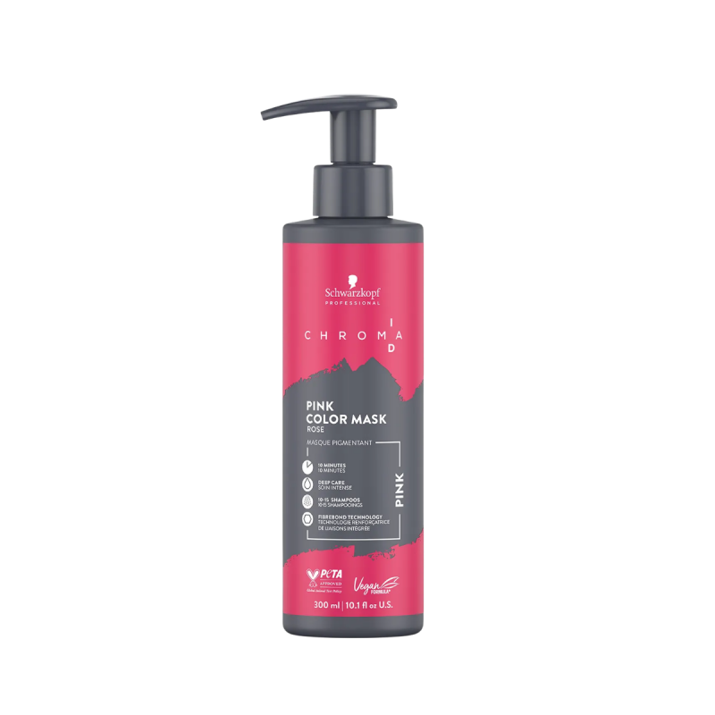 Schwarzkopf Chroma ID Pink - intensywna różowa maska koloryzująca 300 ml