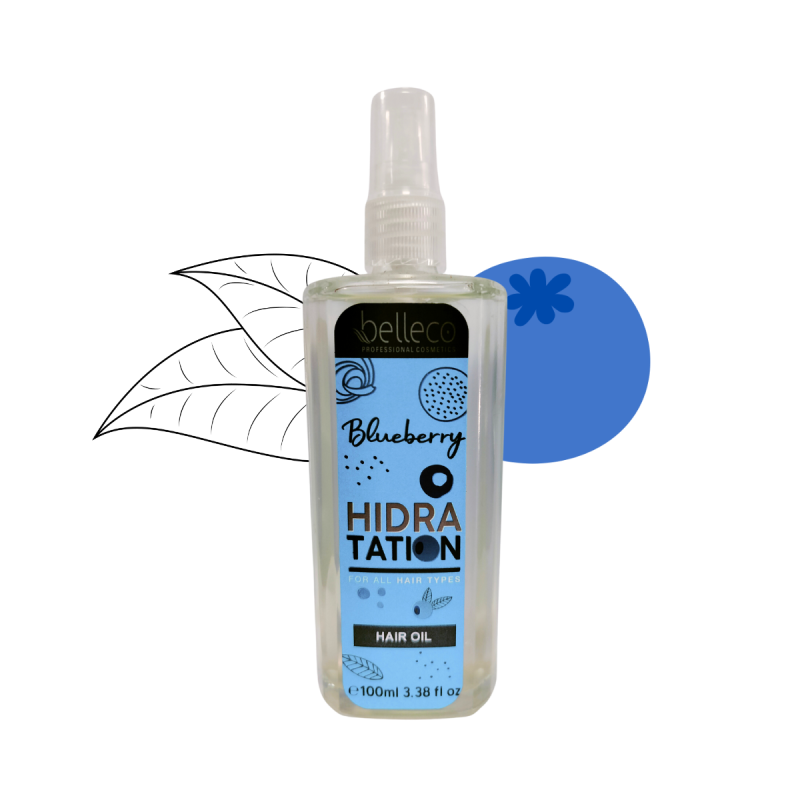 Belleco Blueberry Hidration Oil - olejek do pielęgnacji włosów