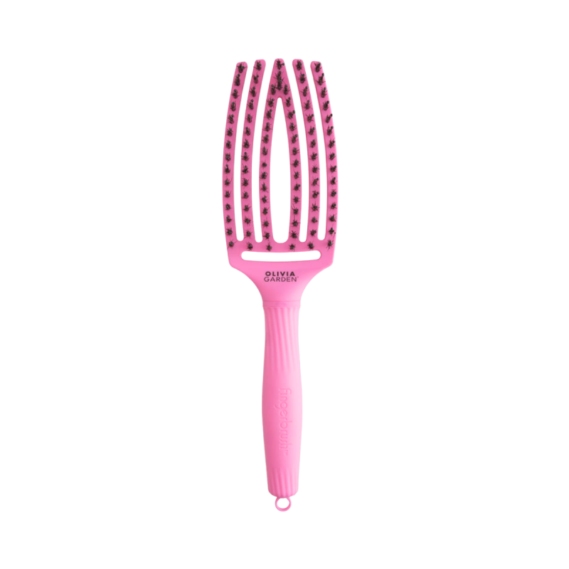 Olivia Garden Fingerbrush Bubble Pink - szczotka do rozczesywania włosów
